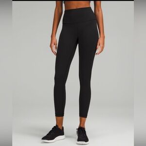 Lululemon Wunder Train 25” size 6 black